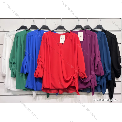 Langärmlige Tunika/Bluse für Damen (S/M Einheitsgröße) ITALIAN FASHION IMPSH236302