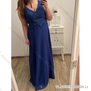 Elegantes ärmelloses Party-Abschlussballkleid für Damen in Übergröße (L/XL/2XL Einheitsgröße) ITALIAN FASHION IMM23XF-324/DU