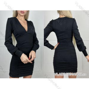 Damen-Langarmkleid (S/M EINHEITSGRÖSSE) ITALIAN FASHION IMPBB23S2861