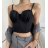 Damen-Träger-Crop-Top (Einheitsgröße S/M) ITALIAN FASHION IMPBB23M2098