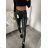 Elegante lange Hose (uni sl) ITALIENISCHE Mode IMC18035 schwarz