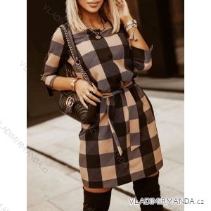 Elegantes Langarmkleid Damen (S / M.ONE SIZE) ITALIAN FASHION IMM211302