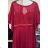 Ballkleid lang, elegant, Party, kurzärmelig, Damen (XL/2XL/3XL Einheitsgröße) ITALIAN FASHION IMM23001