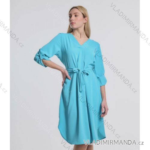 Elegantes Langarmkleid Damen (S / M.ONE SIZE) ITALIAN FASHION IMM211302