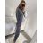 Damen-Trainingsanzug, Samt-Sweatshirt und Jogginghose im Set (M/L/XL, Einheitsgröße) ITALIAN FASHION IM422901