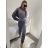 Damen-Trainingsanzug, Samt-Sweatshirt und Jogginghose im Set (M/L/XL, Einheitsgröße) ITALIAN FASHION IM422901