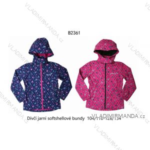 Frühjahr Kinder Softshelljacke für Mädchen (104-134) WOLF B2361