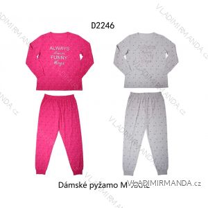 Langer Langarm-Pyjama für Damen (M-3XL) WOLF D2144