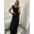 Trägerloses, elegantes langes Ballkleid für Damen (S/M, L/XL) FRENCH FASHION FMF23962