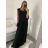 Trägerloses, elegantes langes Ballkleid für Damen (S/M, L/XL) FRENCH FASHION FMF23962