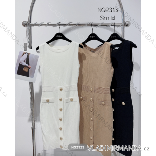 Ärmelloses Strickkleid für Damen (S/ML/XL) ITALIAN FASHION IMPTI23NG2323