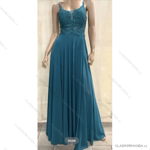 Langes, elegantes, trägerloses Damenkleid (Einheitsgröße S/M) ITALIAN FASHION FMPRP239206