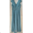 Langes, elegantes, ärmelloses Damenkleid (Einheitsgröße S/M) ITALIAN FASHION FMPRP239336