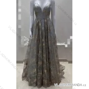 Langes, elegantes trägerloses Damenkleid (Einheitsgröße S/M) ITALIAN FASHION FMPRP239199
