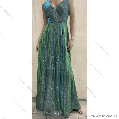 Langes, elegantes, ärmelloses Damenkleid (Einheitsgröße S/M) ITALIAN FASHION FMPRP231773