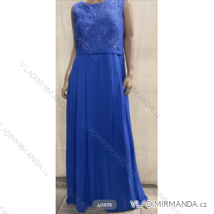 Langes, elegantes, ärmelloses Damenkleid (Einheitsgröße S/M) ITALIAN FASHION FMPRP23JJ1570