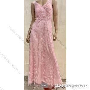 Langes, elegantes, trägerloses Damenkleid (Einheitsgröße S/M) ITALIAN FASHION FMPRP231748