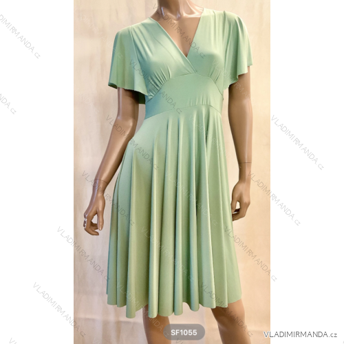 Kurzarmkleid für Damen (Einheitsgröße S/M) ITALIAN FASHION FMPRP23SF1055