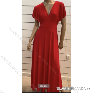Langes, kurzärmliges Damenkleid (Einheitsgröße S/M) ITALIAN FASHION FMPRP23SF6054