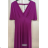 Langes, kurzärmliges Damenkleid (Einheitsgröße S/M) ITALIAN FASHION FMPRP23SF6054