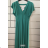Langes, kurzärmliges Damenkleid (Einheitsgröße S/M) ITALIAN FASHION FMPRP23SF6054