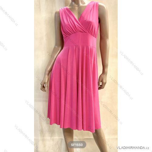 Ärmelloses Damenkleid (S/M EINHEITSGRÖSSE) ITALIAN FASHION FMPRP23SF1550