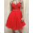 Elegantes Abendkleid für Damen mit Trägern (S/M EINHEITSGRÖSSE) ITALIAN FASHION FMPRP23DF9180