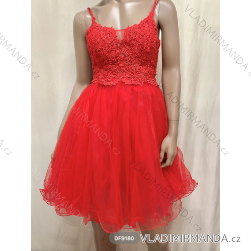 Elegantes Abendkleid für Damen mit Trägern (S/M EINHEITSGRÖSSE) ITALIAN FASHION FMPRP23DF9180