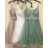 Elegantes Abendkleid für Damen mit Trägern (S/M EINHEITSGRÖSSE) ITALIAN FASHION FMPRP23DF9180