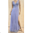 Langes, elegantes Partykleid für Damen mit Trägern (S/M EINHEITSGRÖSSE) ITALIAN FASHION FMPRP23DF6001
