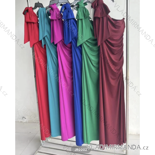 Langes, elegantes, ärmelloses Damenkleid (Einheitsgröße S/M) ITALIAN FASHION FMPRP23JR2202