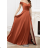 Langes, elegantes Carmen-Kleid für Damen (Einheitsgröße S/M) ITALIAN FASHION FMPRP23JJ1771