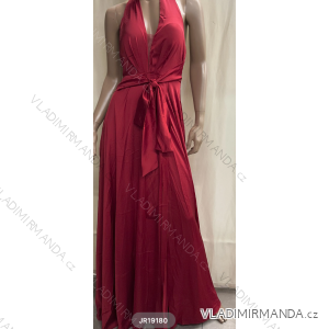 Langes, elegantes, ärmelloses Damenkleid (Einheitsgröße S/M) ITALIAN FASHION FMPRP23JR19180