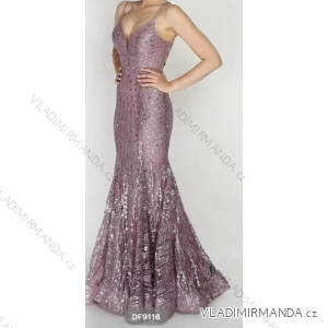 Langes, elegantes, trägerloses Damenkleid (Einheitsgröße S/M) ITALIAN FASHION FMPRP23DF9116