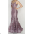 Langes, elegantes, trägerloses Damenkleid (Einheitsgröße S/M) ITALIAN FASHION FMPRP23DF9116