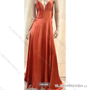 Langes, elegantes, trägerloses Damenkleid (Einheitsgröße S/M) ITALIAN FASHION FMPRP23HM2298