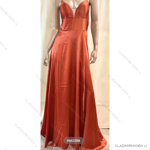 Langes, elegantes, trägerloses Damenkleid (Einheitsgröße S/M) ITALIAN FASHION FMPRP23HM2298