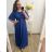 Langes formelles Damenkleid in Übergröße, elegant, ärmellos, für den Sommer (XL/2XL Einheitsgröße) ITALIAN FASHION IMPSH22BIANCA