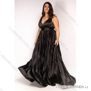 Langes, elegantes, trägerloses Partykleid für Damen in Übergröße (4248) FRENCH FASHION FMPEL23SELENEQS