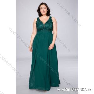 Langes, elegantes Partykleid für Damen in Übergröße (4248) mit breiten Trägern FRENCH FASHION FMPEL23ROBELAETITIAQS