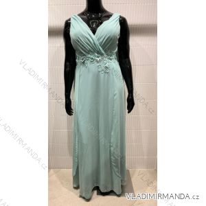 Langes, elegantes, trägerloses Partykleid für Damen in Übergröße (4248) FRENCH FASHION FMPEL23AURYANEQS