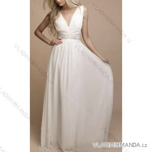 Langes, elegantes, ärmelloses Damenkleid (Einheitsgröße S/M) ITALIAN FASHION FMPRP23Q2021