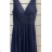 Langes, elegantes, ärmelloses Damenkleid (Einheitsgröße S/M) ITALIAN FASHION FMPRP23Q2021
