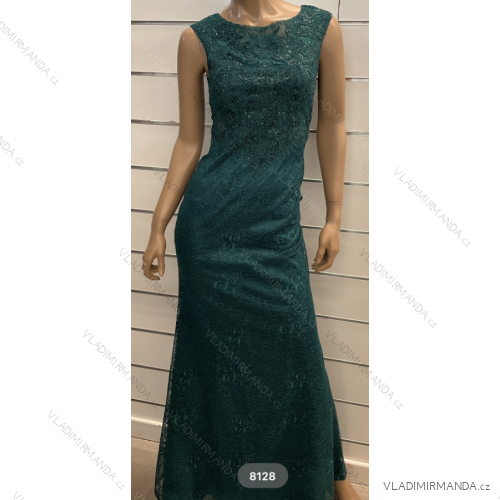 Langes, elegantes, ärmelloses Partykleid für Damen (Einheitsgröße S/M) ITALIAN FASHION FMPRP238128