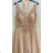 Langes, elegantes Partykleid für Damen mit Trägern (S/M EINHEITSGRÖSSE) ITALIAN FASHION FMPRP23JJ1678