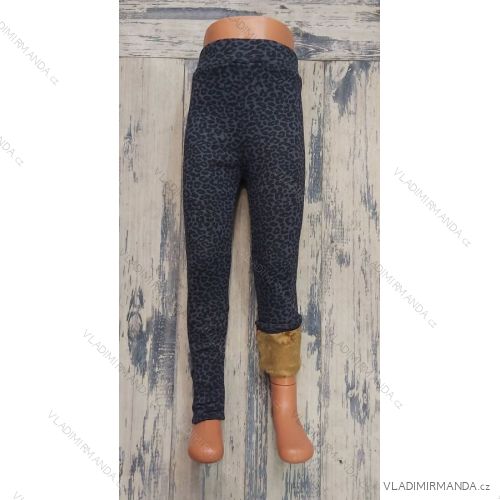 Lange Leggings mit Pailletten für Mädchen (140-164) TÜRKISCHE PRODUKTION TVB20012