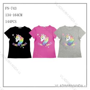 T-Shirt Kurzarm Jugend Mädchen (134-164) SAISON SEZ23FN-743