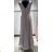 Langes, elegantes Partykleid für Damen mit Trägern (S/M EINHEITSGRÖSSE) ITALIAN FASHION FMPRP239286