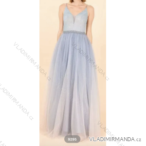 Langes, elegantes Partykleid für Damen mit Trägern (S/M EINHEITSGRÖSSE) ITALIAN FASHION FMPRP239295
