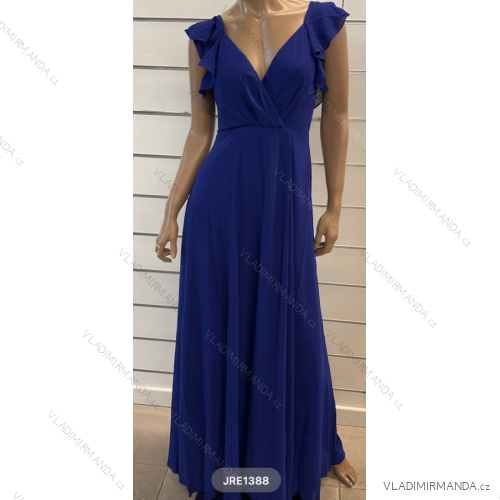 Langes, elegantes Partykleid für Damen mit Trägern (S/M EINHEITSGRÖSSE) ITALIAN FASHION FMPRP23JRE1388